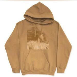 Taylor Swift Fearless Taylor’s Version Hoodie Sweatshirt Sz M Khaki Album Cover